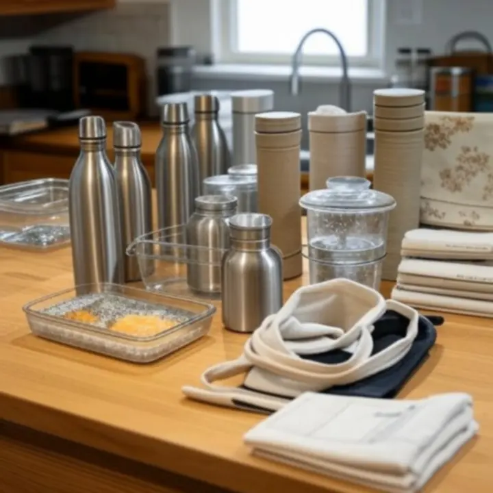 Wielorazowe akcesoria kuchenne i codziennego użytku