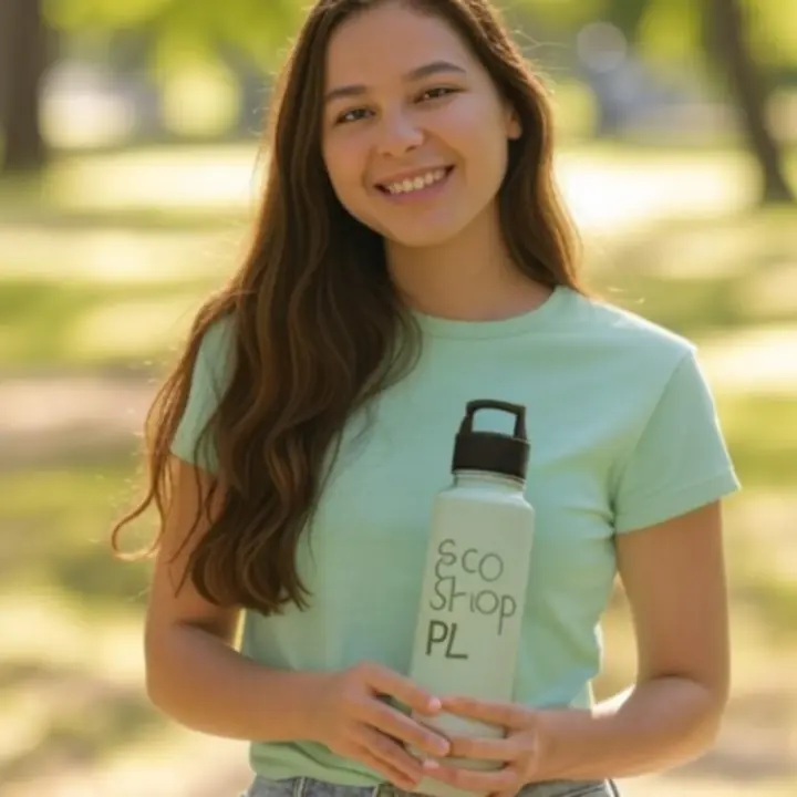 Różne produkty Eco Shop PL sfotografowane w naturalnych, domowych aranżacjach